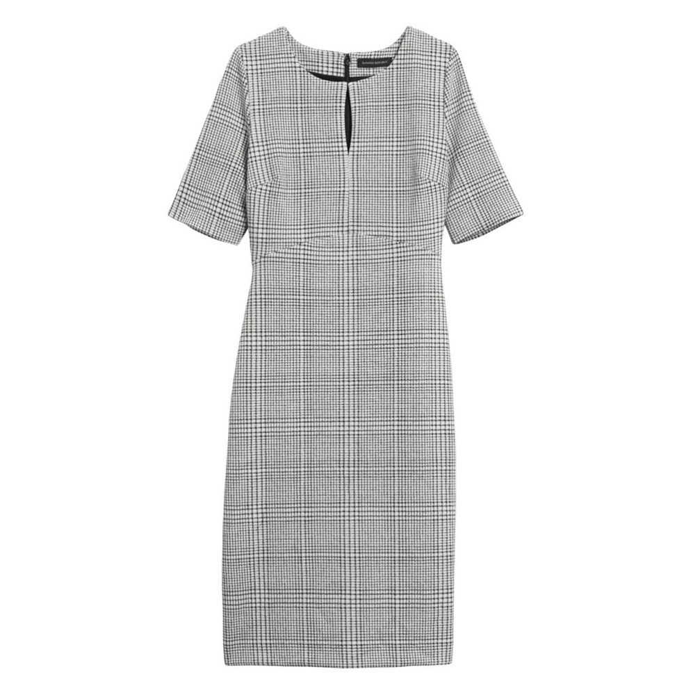 Banana Republic  KEYHOLE SHEATH DRESS 10 - Picture 3 of 13